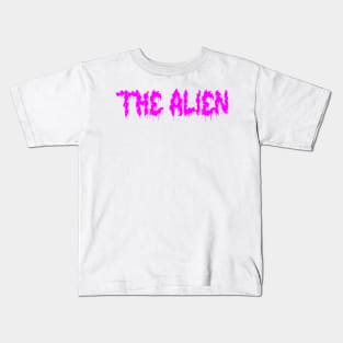 The Alien // Pop Fan art style Kids T-Shirt